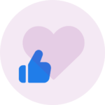 social media purple icon