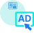 Native ads services icon