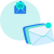 Newsletter management services icon